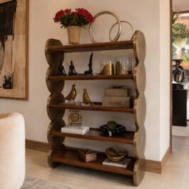 SM2874B REPISA METAL CON MADERA