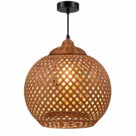 ALL35120 LAMPARA COLGANTE REDONDA BAMBOO