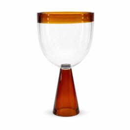 MSE12813 COPAS CRISTAL  AMBAR/TRANSPARENTE