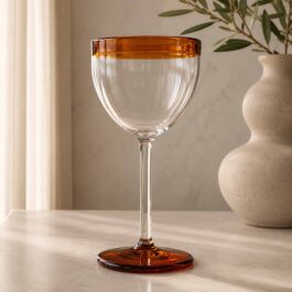 MSE12819 COPAS CRISTAL AMBAR/ TRANSPARENTE
