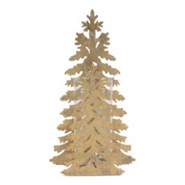 ME12001 CANDELABRO ARBOL METAL Y VIDRIO MED
