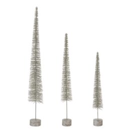 ME12411C ARBOLITO NAVIDAD PLASTICO Y MADERA PEQ