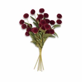 KK16464BU RAMO POMPOM BURGUNDY ARTIFICIAL