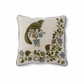 KK18302A COJIN PAJARO Y FLORES