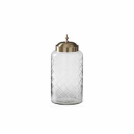 KK18548B1 FRASCO VIDRIO CON TAPA METAL GDE