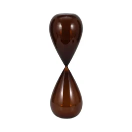 SBEV1972707 RELOJ DE ARENA VIDRIO CAFE