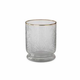 KK19801A1 FLORERO CRISTAL CON FILO DORADO GDE