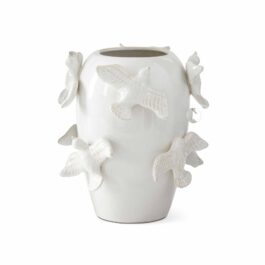 KK19970A FLORERO PAJAROS CERAMICA