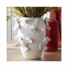 KK19970A FLORERO PAJAROS CERAMICA