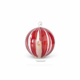 KK55478B BOMBILLO CRISTAL RAYAS ROJAS