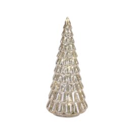 ME83376B ARBOLITO NAVIDAD LUZ LED VIDRIO M