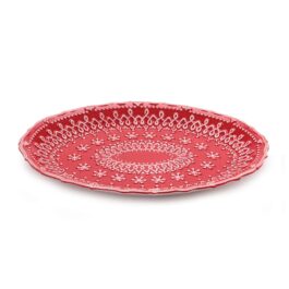 ME98710 PLATO DECORATIVO NAVIDAD CERAMICA