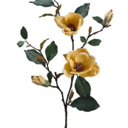 GTM001YE RAMA  MAGNOLIAS AMARILLA ARTIFICIAL